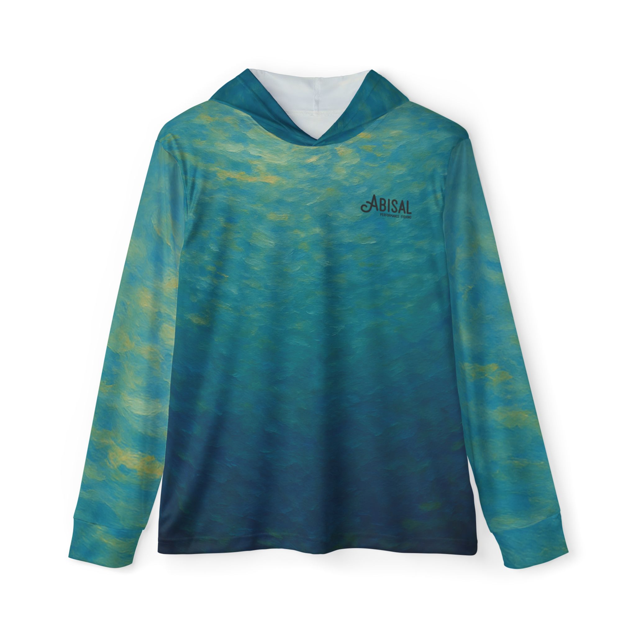 Abisal Mahi-Mahi Men's Long Sleeve UPF 50+ Sun Protection Hoodie Shirt - Image 3